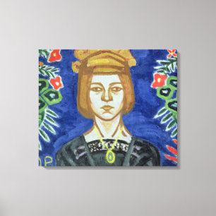 Selbstportrait, 1912-15 leinwanddruck