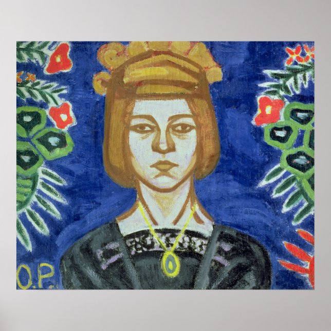Selbstportrait, 1912-15 poster (Vorne)