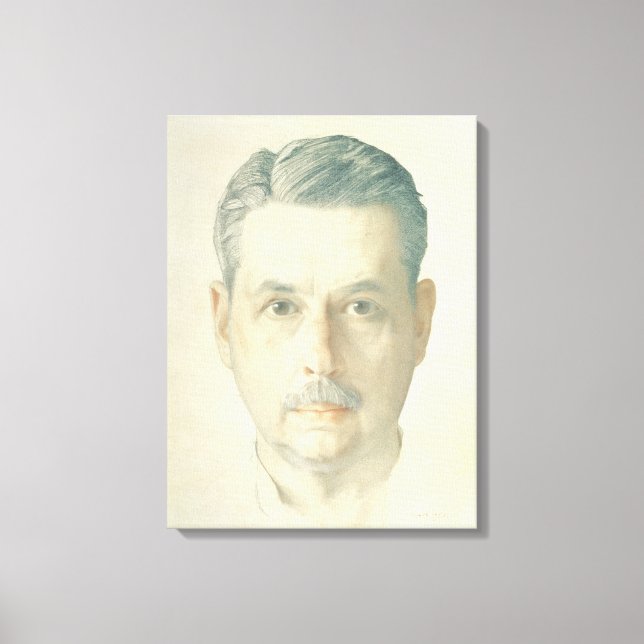 Selbstportrait, 1921 leinwanddruck (Vorderseite)