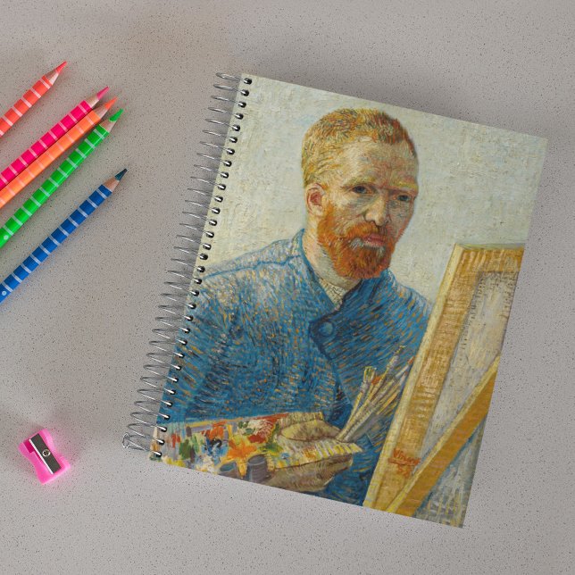 Selbstportrait als Maler von Vincent Van Gogh Notizbuch (Von Creator hochgeladen)