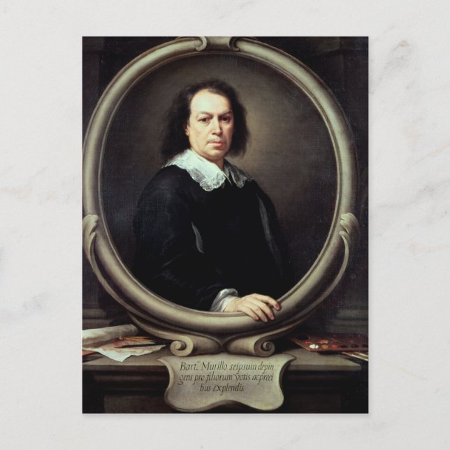 Selbstportrait, c.1670-73 postkarte (Vorderseite)