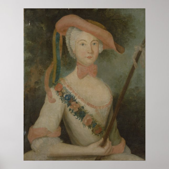 Selbstportrait, c.1725-40 poster (Vorne)