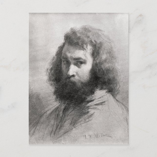 Selbstportrait, c.1845-46 postkarte (Vorderseite)