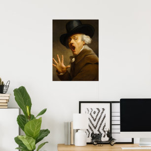 Selbstportrait, Die Überraschung von Joseph Ducreu Poster