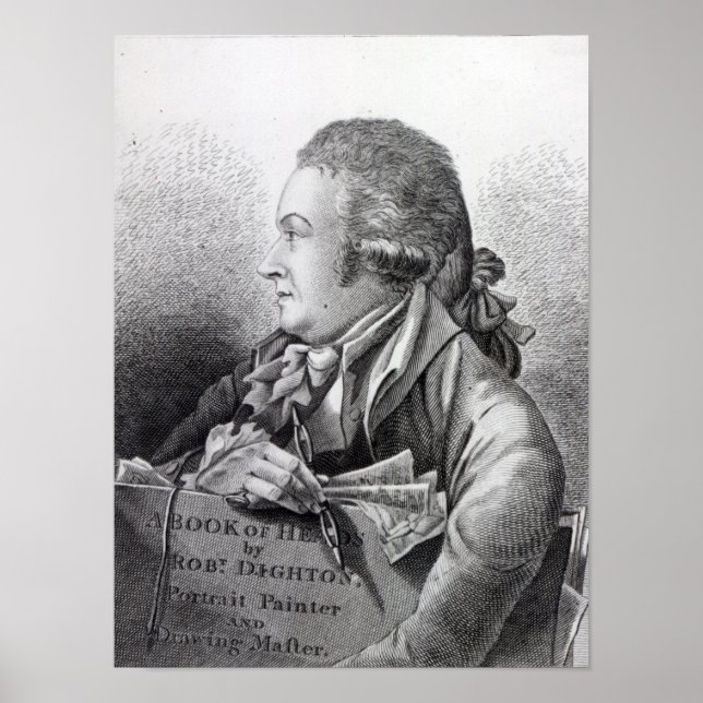 Selbstportrait, frontispiece zu seinem "Buch Poster (Vorne)