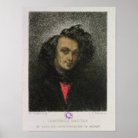 Selbstportrait, für "Hernani" gekleidet