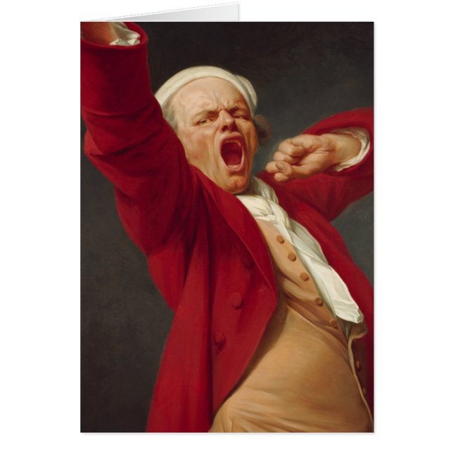 Selbstportrait, Gähnen - Joseph Ducreux (Vorne)