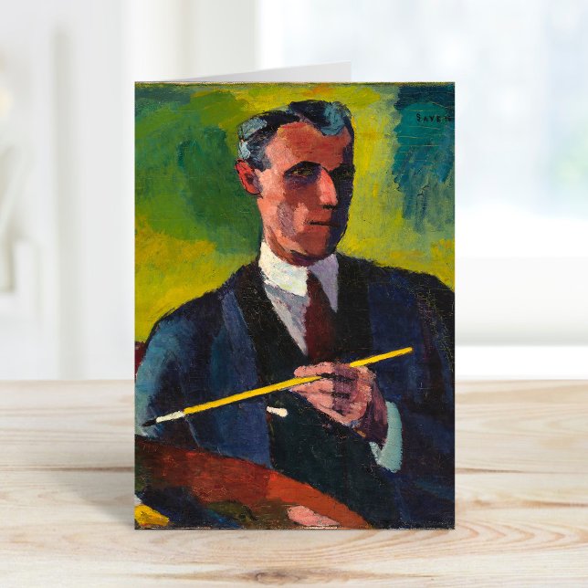 Selbstportrait | Henry Lyman Saően Karte (Von Creator hochgeladen)