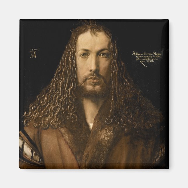 Selbstportrait im Alter von 28, 1500 Magnet (Vorne)