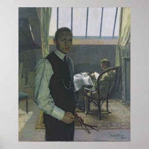 Selbstportrait im Studio, 1904 Poster