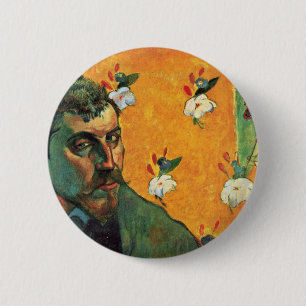 Selbstportrait (in der Rolle von 'Les Miserables'  Button