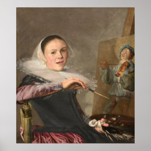 Selbstportrait - Judith Leyster Fine Art Poster