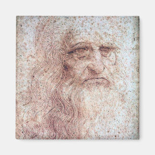 Selbstportrait, Leonardo da Vinci Magnet