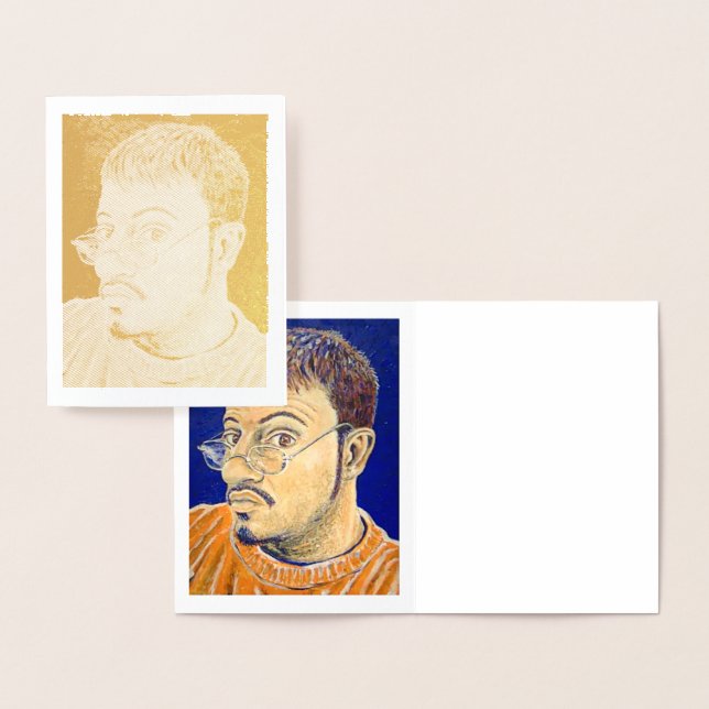 SELBSTPORTRAIT: ORANGE, WEISS, BLAU 2005 FOLIENKARTE (Anzeige)