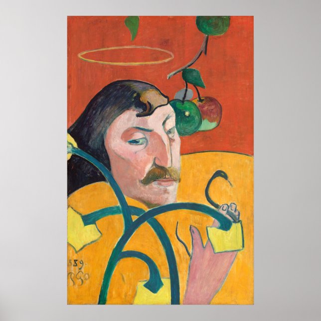 Selbstportrait - Paul Gauguin Fine Art Poster (Vorne)