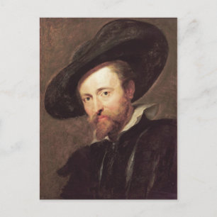 Selbstportrait Peter Paul Rubens Ölmalerei Postkarte