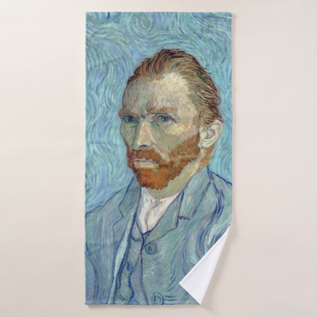 Selbstportrait, Vincent van Gogh, 1889 Badehandtuch (Badehandtuch)