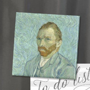 Selbstportrait   Vincent Van Gogh Magnet