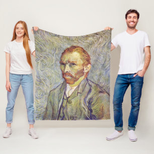Selbstportrait Vincent Willem van Gogh Fleecedecke