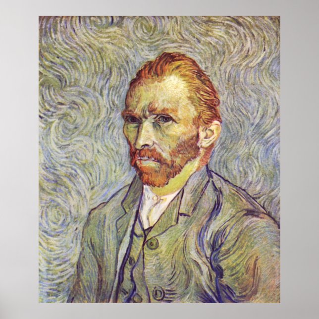 Selbstportrait Vincent Willem van Gogh Poster (Vorne)