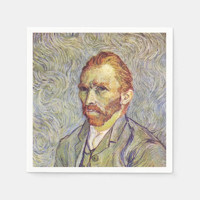 Selbstportrait Vincent Willem van Gogh Serviette (Vorderseite)