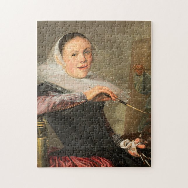 Selbstportrait von Judith Leyster (Vertikal)