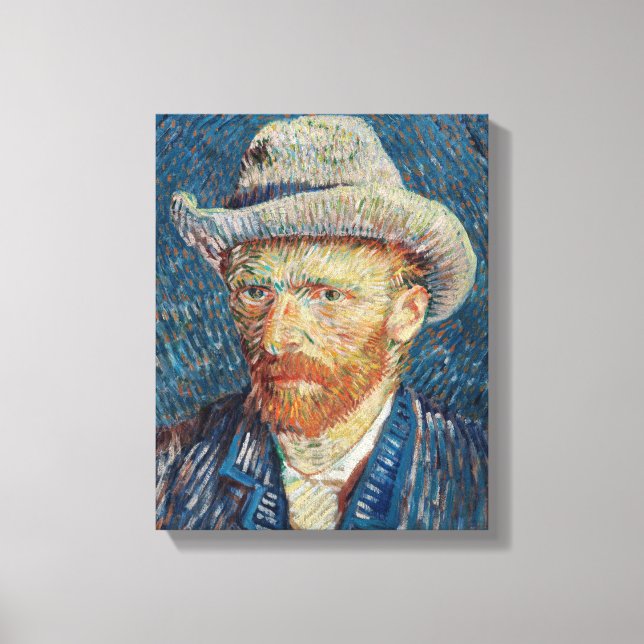 Selbstportrait von Van Gogh Leinwanddruck (Vorderseite)