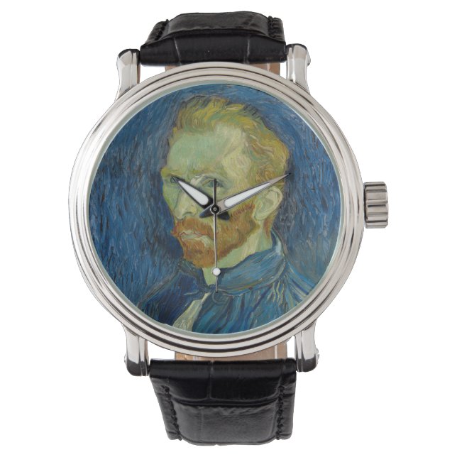 Selbstportrait von Vincent Van Gogh 1889 Armbanduhr (Vorderseite)