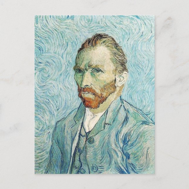 Selbstportrait von Vincent Van Gogh Postkarte (Vorderseite)