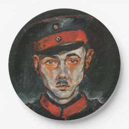 Selbstportrait (von Walter Gramatté) Pappteller