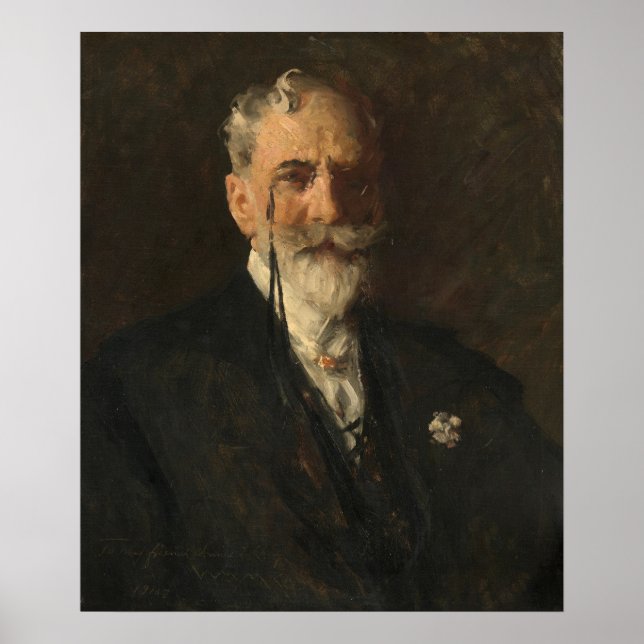 Selbstportrait - William Chase Fine Art Poster (Vorne)