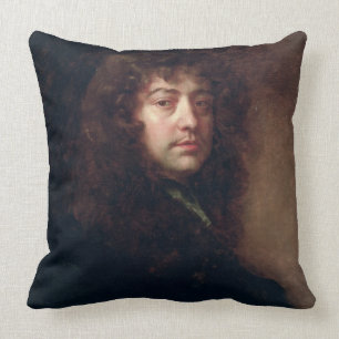 Selbstporträt, 1665-70 (Öl auf Leinwand) Kissen