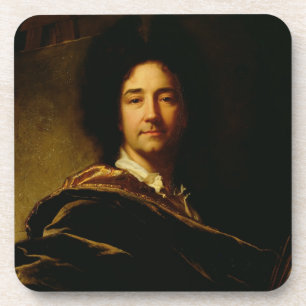 Selbstporträt, 1716 (Öl auf Leinwand) Getränkeuntersetzer