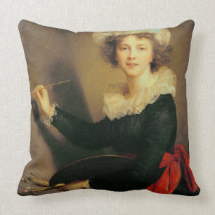 Selbstporträt, 1790 (Öl auf Leinwand) Kissen