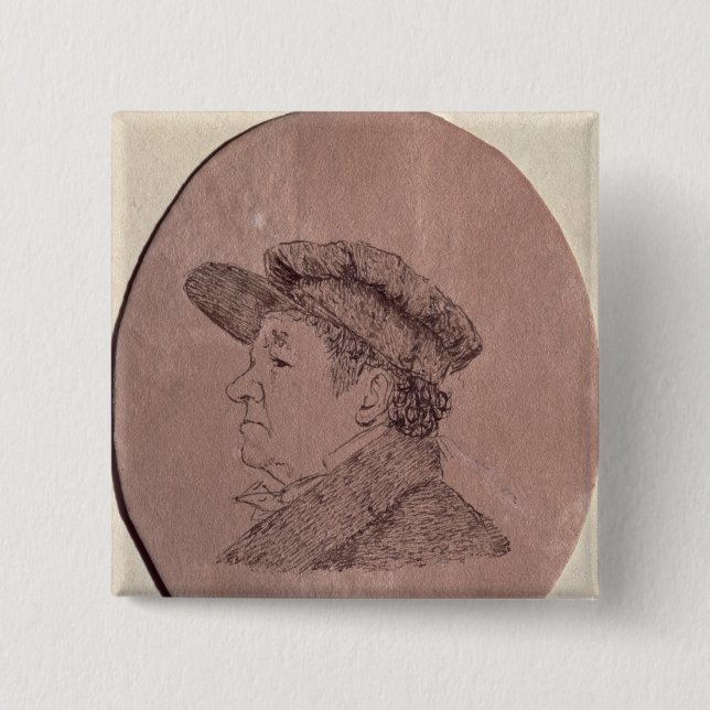 Selbstporträt, 1824 button (Vorderseite)
