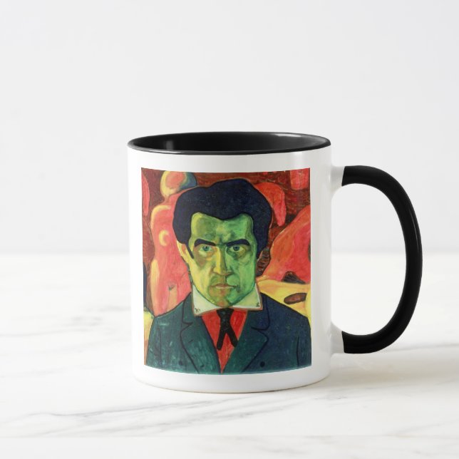 Selbstporträt, 1908 tasse (Rechts)