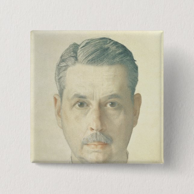 Selbstporträt, 1921 button (Vorderseite)