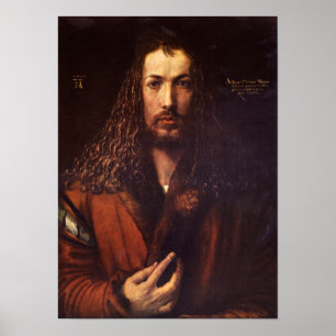 Selbstporträt 2 durch Albrecht Durer Poster
