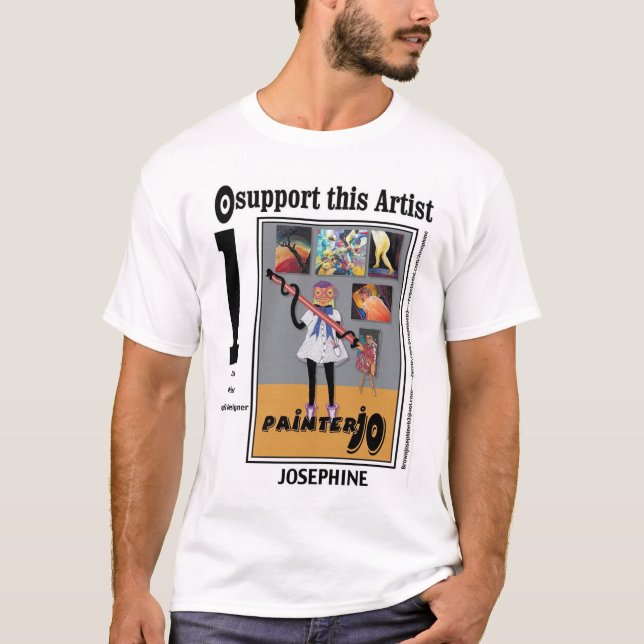 SELBSTPORTRÄT #9 Item#123/shi T-Shirt (Vorderseite)