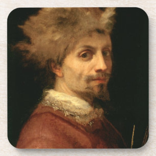 Selbstporträt, c.1606 (Öl auf Leinwand) Getränkeuntersetzer