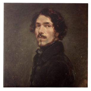 Selbstporträt, c.1840 (Öl auf Leinwand) (sehen S Fliese