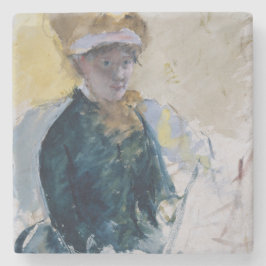 Selbstporträt durch Mary Cassatt Steinuntersetzer
