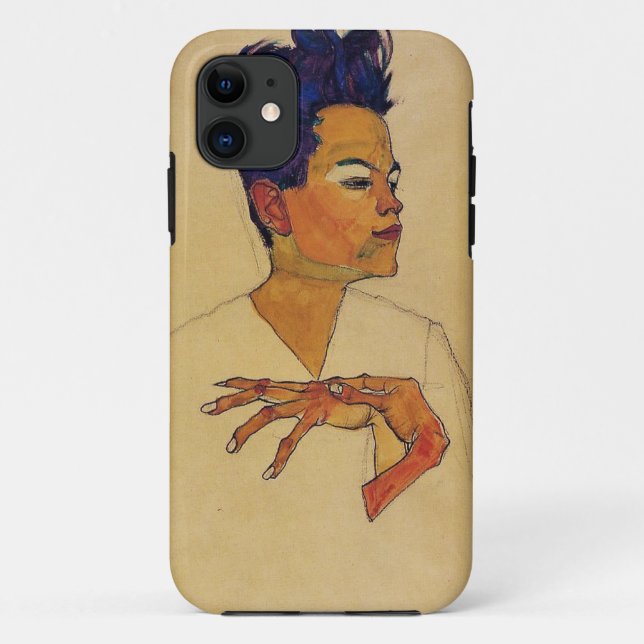 Selbstporträt Egon Schiele iPhone 5 Fall Case-Mate iPhone Hülle (Rückseite)