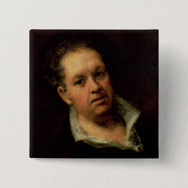 Selbstporträt Francisco Jose de Goya y Lucientes | Button (Vorderseite)