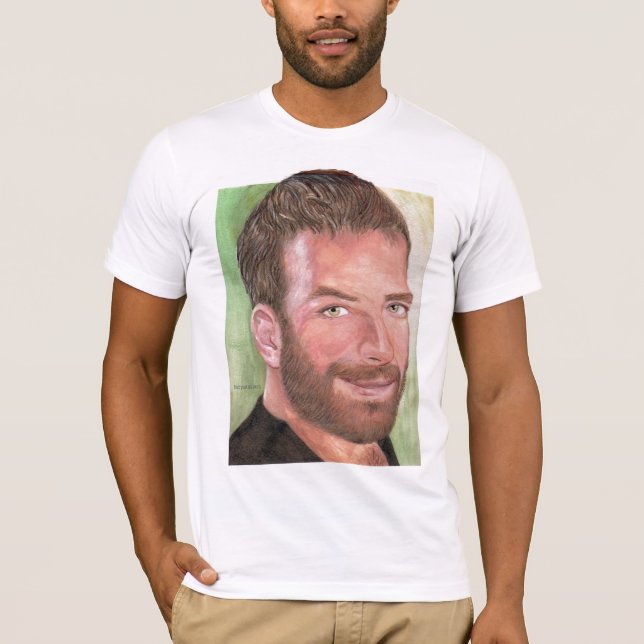 Selbstporträt Hairyartist Shirts #4- (Vorderseite)