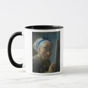Selbstporträt mit einem Gestell, c.1775-79 Tasse