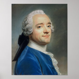 Selbstporträt mit Spitze Jabot Poster