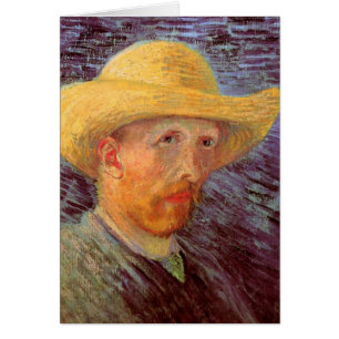 Selbstporträt mit Strohhut von Vincent van Gogh