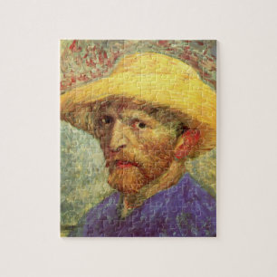 Selbstporträt mit Strohhut von Vincent van Gogh