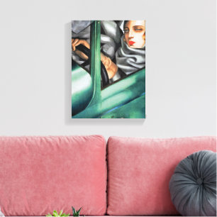 Selbstporträt Tamara De Lempicka Leinwanddruck